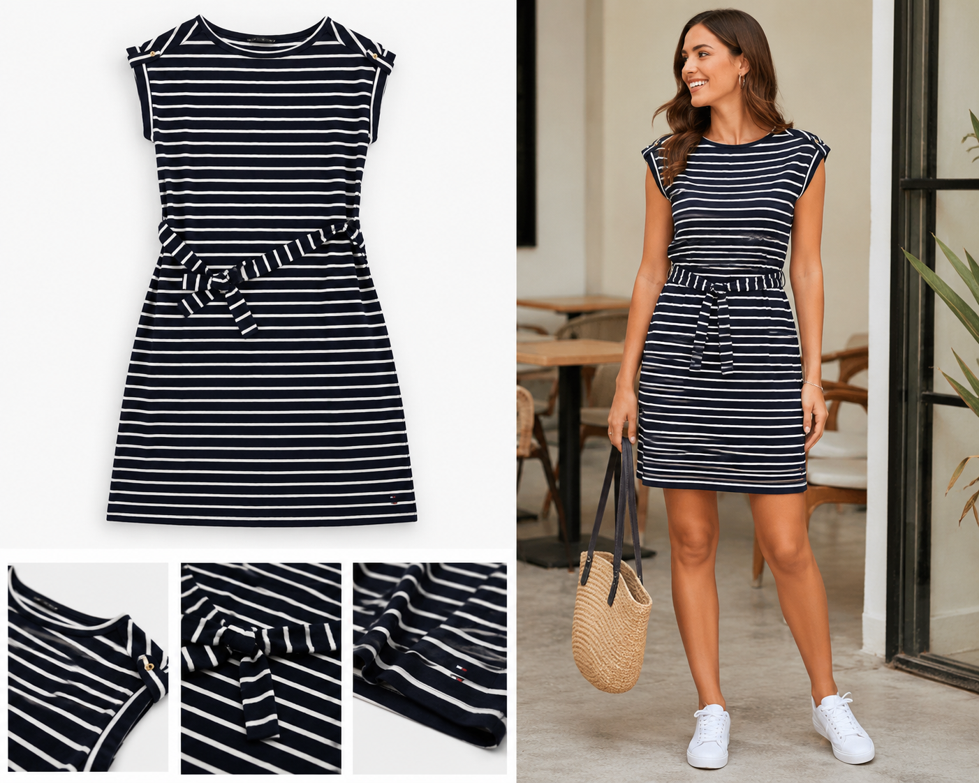 Vestido punto Tommy Hilfiger